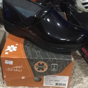 Woman shoes, Danko black Patton, leather, US size 10.5.